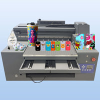 Impresora UV Plana Multifuncional Faith A2 con LED, C+W+Varnish, para Carcasas de Teléfono, Botellas Cilíndricas de Vidrio, Impresora UV Pequeña Multicapa