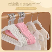Perchas de Terciopelo para Ropa de Bebé, Antideslizantes, Individuales, para Guardar Ropa en el Armario, Modernas, Sencillas y Sostenibles