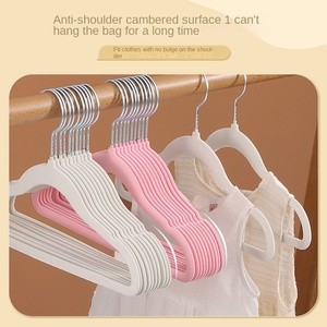 Perchas de Terciopelo para Ropa de Bebé, Antideslizantes, Individuales, para Guardar Ropa en el Armario, Modernas, Sencillas y Sostenibles - Product Image 4
