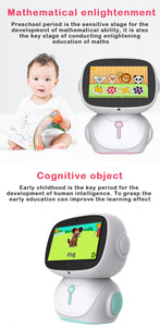 Mô hình <span class=keywords><strong>robot</strong></span> thông minh AI điều khiển từ xa LED 16GB giáo dục năm 2025, đồ chơi <span class=keywords><strong>robot</strong></span> nhựa cho tiệc trẻ em - Product Image 4