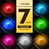 Mini lampe USB pour voiture, lumière d'ambiance portable universelle USB, kit d'éclairage intérieur de voiture LED USB DC 5V pour ordinateur portable, maison, bureau