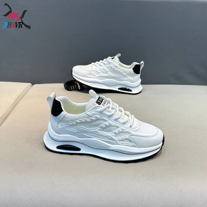 Zapatillas Deportivas Casuales para Hombre, Verano 2025, con Aumento de Altura, Transpirables, de Malla Blanca, con Punta Redonda y Suela Suave, Versátiles para Correr - Product Image 2