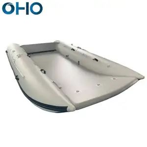 OHO High Quality Custom Size PVC Fishing Inflatable 2 Person Speed Boat Catamaran For Sale