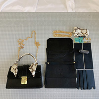 Kit de Couture DIY pour Sac à Main ou Besace en Cuir PU, Fabrication Artisanale, Cadeau d'Anniversaire ou de Fête pour Femme et Fille