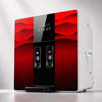 Purificateur d'eau domestique mural électrique chaud et froid 5 étapes avec UV et osmose inverse alcaline pour hôtels
