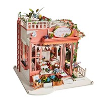 Hamaileon Kit de Maison Miniature pour Adulte Modèle Mini Kit de Fabrication pour Halloween/Noël/Cadeaux pour la Famille et les Amis