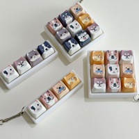DIY Customize Keyboard Fidget Kit 4 Keys 9 Keys Clicker Keyboard Fidget Kit Small Keyboard case Fidget Base
