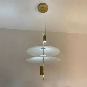 D14.2in italiano Creative UFO lampadario nordico moderno corridoio LED faretto ristorante Coffee Shop decorazione luce pendente - Product Image 2