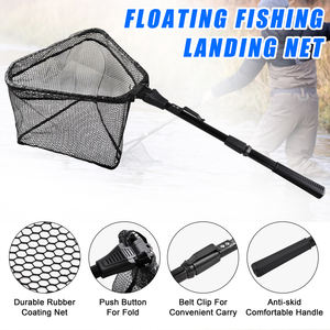 Filet de pêche <span class=keywords><strong>télescopique</strong></span> Portable à la <span class=keywords><strong>truite</strong></span> avec poignée pliable filet de pêche en Nylon Durable - Product Image 4
