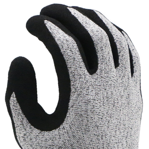 Guantes de Seguridad MaxiTough de Alta Resistencia, 13g HPPE, Anti-Corte, HPPE con Nitrilo Arenoso, Antideslizantes, Duraderos, para Manipulación de Vidrio - Product Image 2