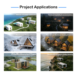 Casa Cápsula Prefabricada Moderna Nórdica, Casa Triangular Prefabricada, Casa de Jardín, Mini Casa, Casas Prefabricadas para <span class=keywords><strong>Vivir</strong></span> - Product Image 2