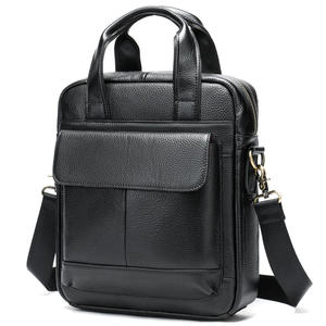 Maletín de Cuero Vacuno Genuino Andong para Hombre, Bolso Bandolera de Trabajo, Estilo Retro Casual, Multifuncional, Bolsos de Mensajero - Product Image 1