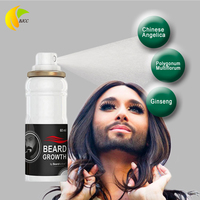 Spray orgânico para cuidados com barba, suplementos de etiqueta natural para homens