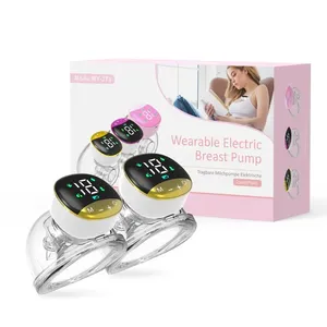 Le dispositif d'aspiration mammaire portable offre 4 modes et 12 niveaux réglables, assurant une aspiration douce et améliorant le confort - Product Image 1