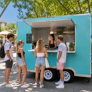 Gerobak Makanan Keliling Dijual Truk Makanan Trailer Makanan Dengan Dapur Lengkap Gerobak Es Krim Carritos Foodtruck - Product Image 5
