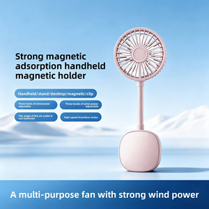 Ventilateur de refroidissement magnétique portable pour téléphone portable avec support anneau, flexible et compact, idéal pour l'été en extérieur - Product Image 6