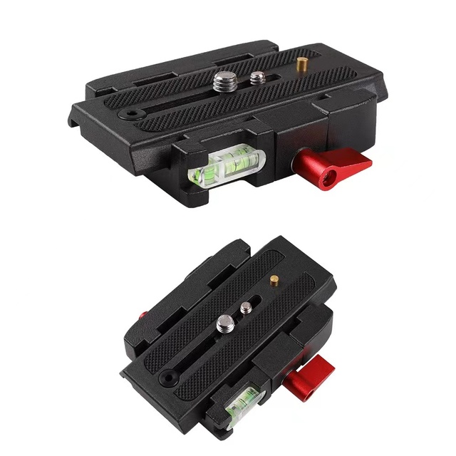 Aluminum Alloy Quick Release Plate Assembly P200 Clamp Adapter for Manfrotto 577 for 501 500AH 701HDV Q5 Camera Tripod