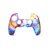 Pour PS5 Silicone Poignée Anti-dérapant Housse De Protection Console De Jeu Gamepad Mix Couleur Cas