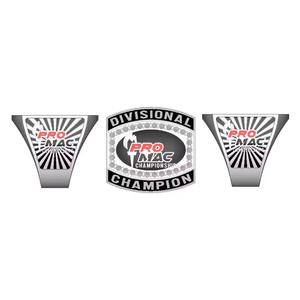 แหวนแชมป์เบสบอลชุบทองกุหลาบปรับแต่งได้รางวัลกีฬาทองเหลืองทำจากโลหะผสม - Product Image 1