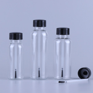 Best Price 30ml Pet Plastic Nail Polish and Essential Oil <b>Bottle</b> with <b>Brush</b> Premium Plastic <b>Bottles</b> - Product Image 2