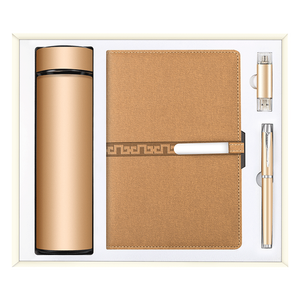 Cuaderno personalizado de alta calidad y <span class=keywords><strong>taza</strong></span> de vacío, 16G, USB y bolígrafo, conjunto de regalo de negocios para profesores y mejores amigos, novedad - Product Image 5