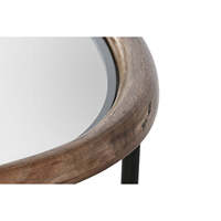 TABLE BASSE EN CRISTAL 61X50X53 NOIR