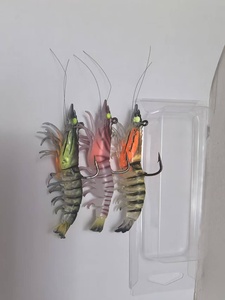 Esca <span class=keywords><strong>Artificiale</strong></span> in PVC a Forma di Gambero Morbido 9cm 12g per Salmone, Luccio e Pesce Gatto - Esca da <span class=keywords><strong>Pesca</strong></span> per Acque Superficiali e Medie - Product Image 2