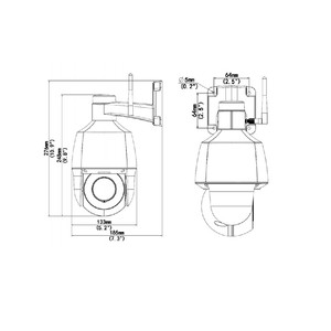<span class=keywords><strong>Uniview</strong></span>-Cámara de red infrarroja PTZ, dispositivo de seguridad de largo alcance, alerta inteligente, de largo alcance, UNV, wifi, 2MP - Product Image 3
