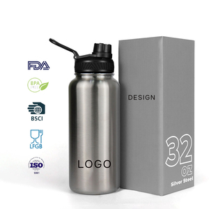 STARLII 32oz 64 oz Deportes Frasco de vacío de doble pared Botellas de agua de metal aisladas de acero inoxidable <span class=keywords><strong>1000ml</strong></span> con logotipo personalizado impreso - Product Image 5