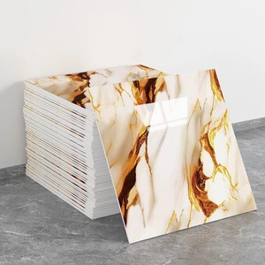 Autocollant de carrelage en marbre moderne <span class=keywords><strong>grand</strong></span> <span class=keywords><strong>format</strong></span> imperméable 30cm*60cm à coller et à décoller pour les murs de la salle de bain - Product Image 1