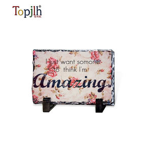Topjlh sublimation blanc rock <span class=keywords><strong>photo</strong></span> <span class=keywords><strong>ardoise</strong></span> roche pierre cadre pour bricolage impression décoration de la maison personnalisé <span class=keywords><strong>Photo</strong></span> cadre Sublimation <span class=keywords><strong>ardoise</strong></span> - Product Image 4