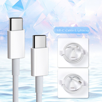 Câble de données de charge rapide PD original 20W 60W 240W Lanyard Câble de type C de haute qualité 1m 2m pour Iphone Samsung