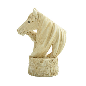 Statue de tête de cheval en résine, sculpture animale rustique vintage <span class=keywords><strong>pour</strong></span> la décoration de la maison, bureau, étagère, <span class=keywords><strong>cadeau</strong></span> idéal <span class=keywords><strong>pour</strong></span> l'inauguration d'une maison - Product Image 5