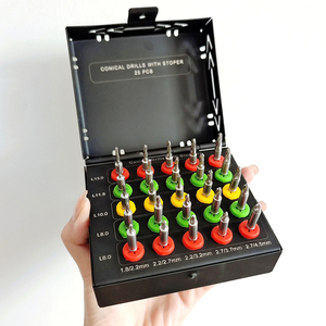 Kit de fraises dentaires pour implants, set de perçage d'ostéotomes, instruments chirurgicaux pour os et dents, certifié CE Classe I Vaslcare - Product Image 1