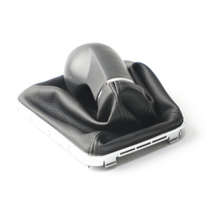 Housse de levier de vitesse en cuir pour Opel Zafira B, transmission automatique à 6 vitesses avec cadre intégré, style classique - Product Image 2