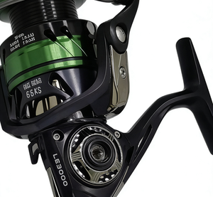 <span class=keywords><strong>Moulinet</strong></span> spinning entièrement métallique pour lancer longue distance, spécial <span class=keywords><strong>gros</strong></span> poissons, canne de pêche en mer, pêche en eau douce et en eau salée, rapport de transfert 5.0:1, pour gaucher - Product Image 4