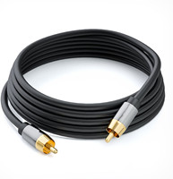Haute Qualité Pour HIFI Cordon Audio Numérique Câble RCA Mâle à Mâle Câble Audio Pour Haut-parleurs Subwoofer Personnalisé Câble RCA
