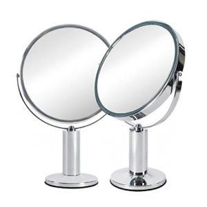 Premium Metal 3X Magnifying <b>Desktop</b> <b>Mirror</b> With 360 Degree Swivel Feature Modern Simple Design Makeup <b>Mirror</b> - Product Image 1