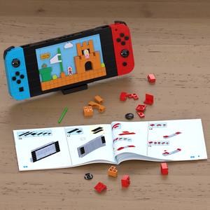 Set di Blocchi da Costruzione per Console di <span class=keywords><strong>Gioco</strong></span> Retrò, Modello <span class=keywords><strong>in</strong></span> Mattoncini di Console Pixel, Giocattolo da Collezione per Adulti - Product Image 4