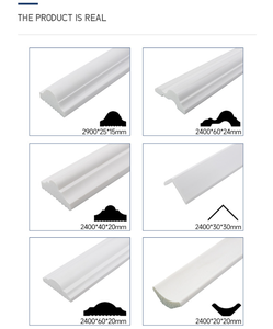 Ligne de finition et plinthe de la série PS, apprêt blanc, design minimaliste, facile à installer, durable, écologique, décoration de bâtiment - Product Image 3