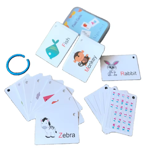 Juguete Educativo para Niños Pequeños, Ilustraciones <span class=keywords><strong>de</strong></span> Señales <span class=keywords><strong>de</strong></span> Mano del Alfabeto ABC, 56 Tarjetas <span class=keywords><strong>de</strong></span> Memoria con el Alfabeto del Lenguaje <span class=keywords><strong>de</strong></span> Señales Estadounidense - Product Image 4