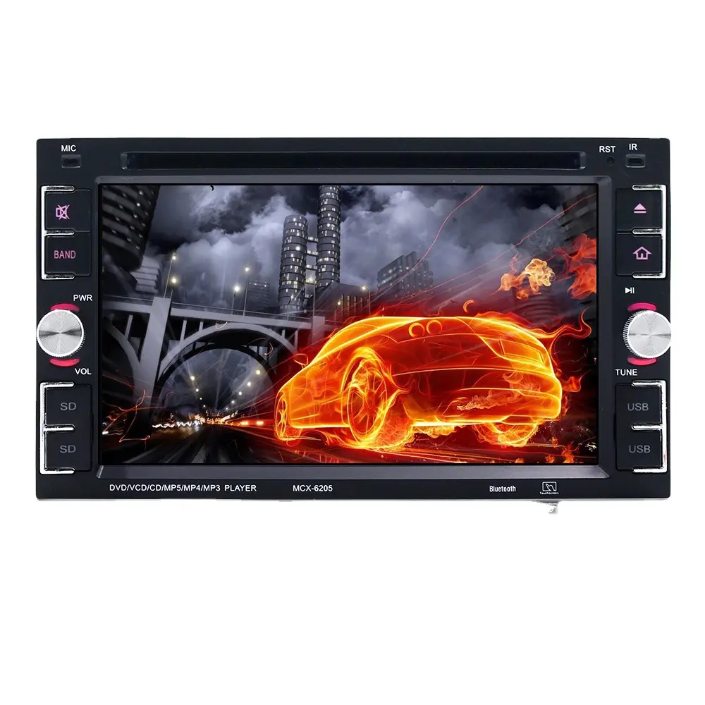 Auto Multimedia Speler Auto 2DIN Dvd Gps Navigatie Auto Stereo Radio Gps Usb/Sd Universal Player Video Controle
