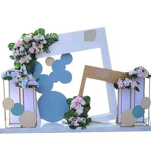 Cabine <span class=keywords><strong>Photo</strong></span> de mariage en métal avec télécommande sur pied, <span class=keywords><strong>fond</strong></span> acrylique - Product Image 1