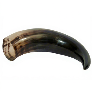 Cuerno para beber genuino y natural, hecho a mano, estilo vikingo, cuerno medieval para cerveza, vino, hidromiel y decoración de bar en casa. - Product Image 1