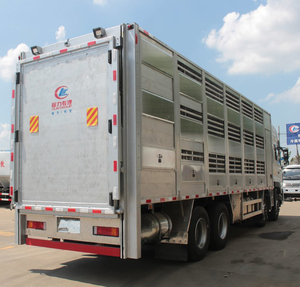 Dongfeng Tianlong VL 8x4 veicolo commerciale 420HP 9.35 metri pesante furgone bestiame e pollame trasporto merci camion - Product Image 6