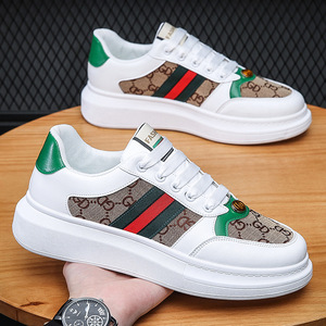 PU giản dị thoải mái và thoáng khí mềm đế giày thể thao chạy 2025 Mới Mùa xuân và mùa hè của người đàn ông Giày Hội Đồng Quản trị Giày lười một - Product Image 6