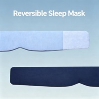Masque rafraîchissant pour les yeux, tissu instantanément frais au toucher avec fermeture silencieuse, occultation totale de la lumière, réglable, doux et respirant