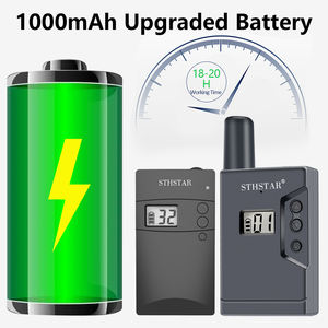 32 चैनल uhf आवृत्ति वायरलेस टूर गाइड चर्च, स्कूल, प्रशिक्षण, कारखाने के लिए आवाज व्हिस्पर ऑडियो ट्रांसमिशन सिस्टम - Product Image 6