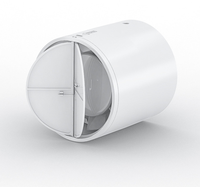 Ventilateur mural ca Super silencieux, extracteur de salle de bains, mm, ventilateur Axial à double roulement à billes, moteur à pôle incliné haute technologie, pièces de rechange gratuites