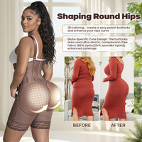 Faja Colombianas Gainante Post-Opératoire Taille Plus Femme, Lève-Fesses Compression Liposuccion BBL